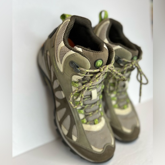 Merrell Womens Siren Ventilator Mid GTX  J16042 Olive/Brown Sz 9.5M Hiking/Trail - Picture 4 of 16